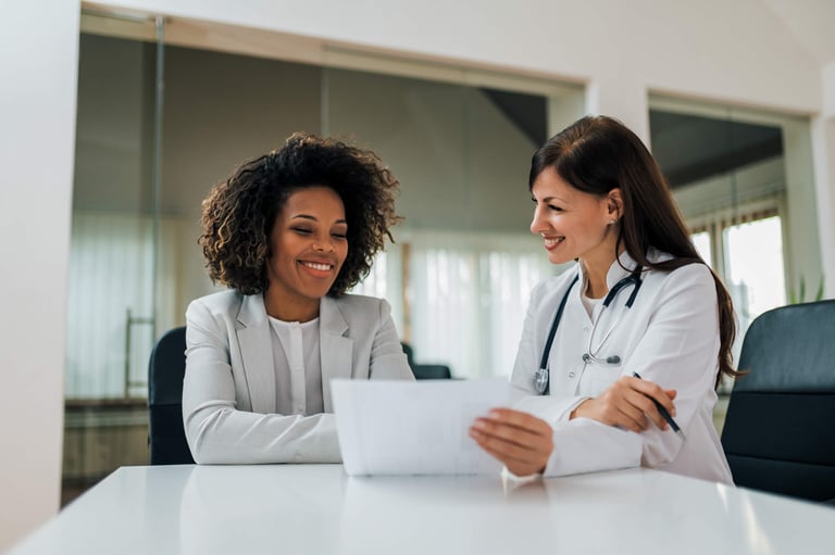 discussing quality metrics at long-term care facility